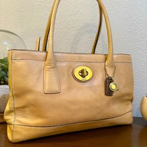 Coach Limited Edition Hampton Madeline Leather Satchel/Shoulder Bag - 11554